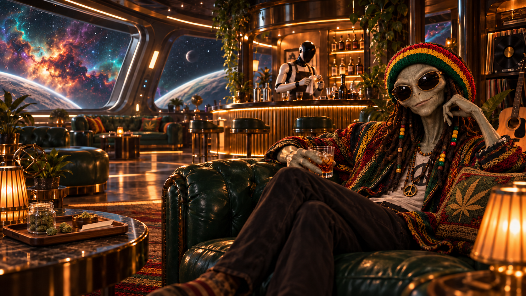 Rasta's Lounge with Cosmic Vibes