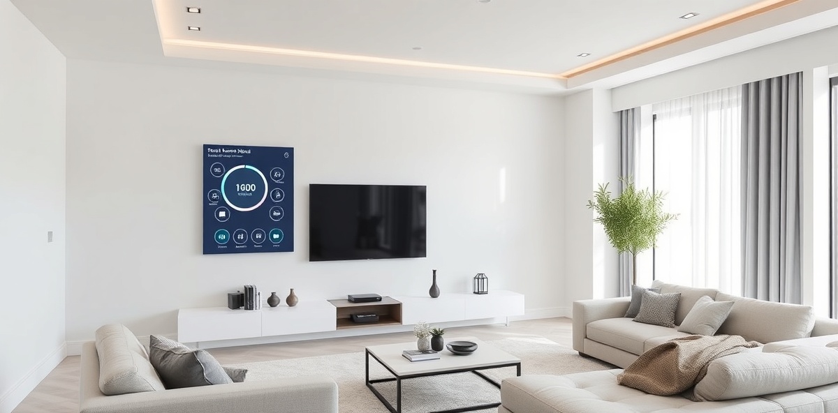 Modern smart home control interface