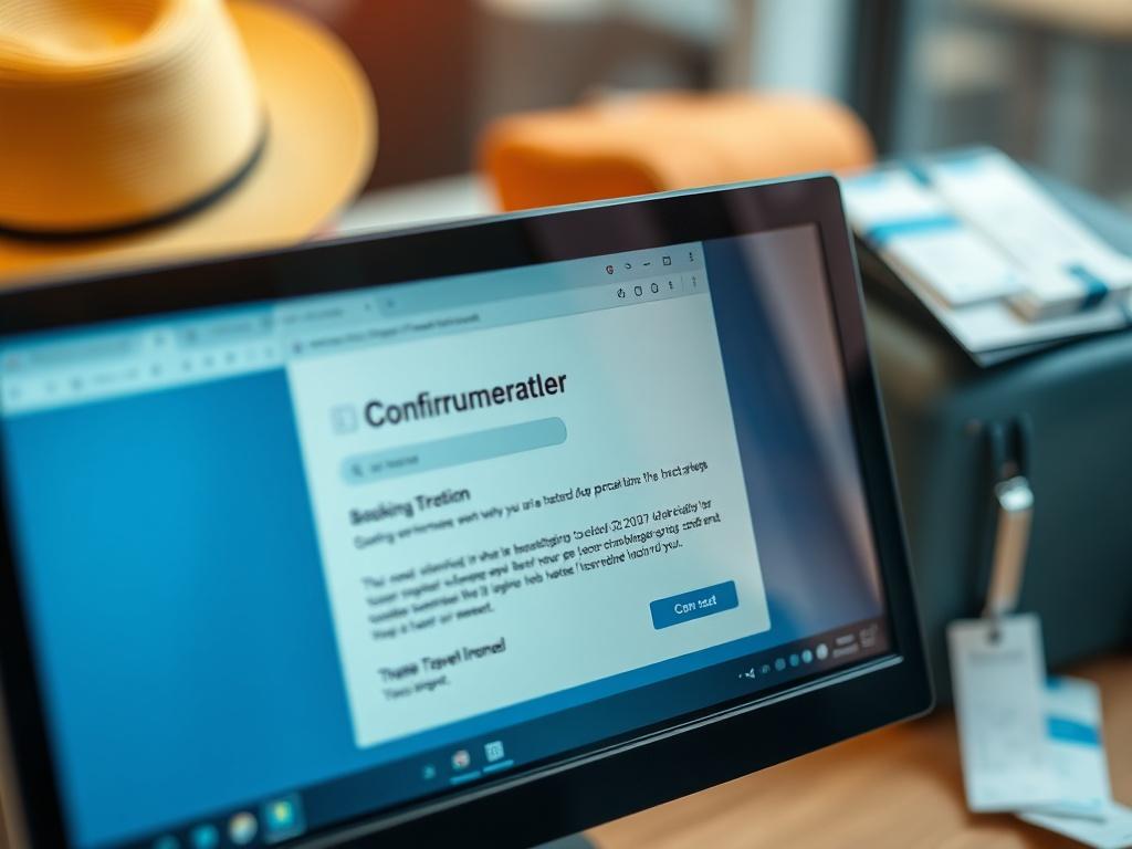 A close up shot of a computer screen displaying a