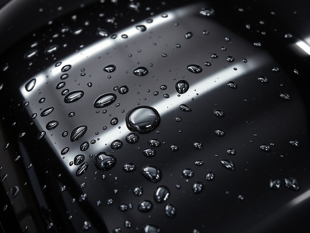 Ceramic coating water beading protection results