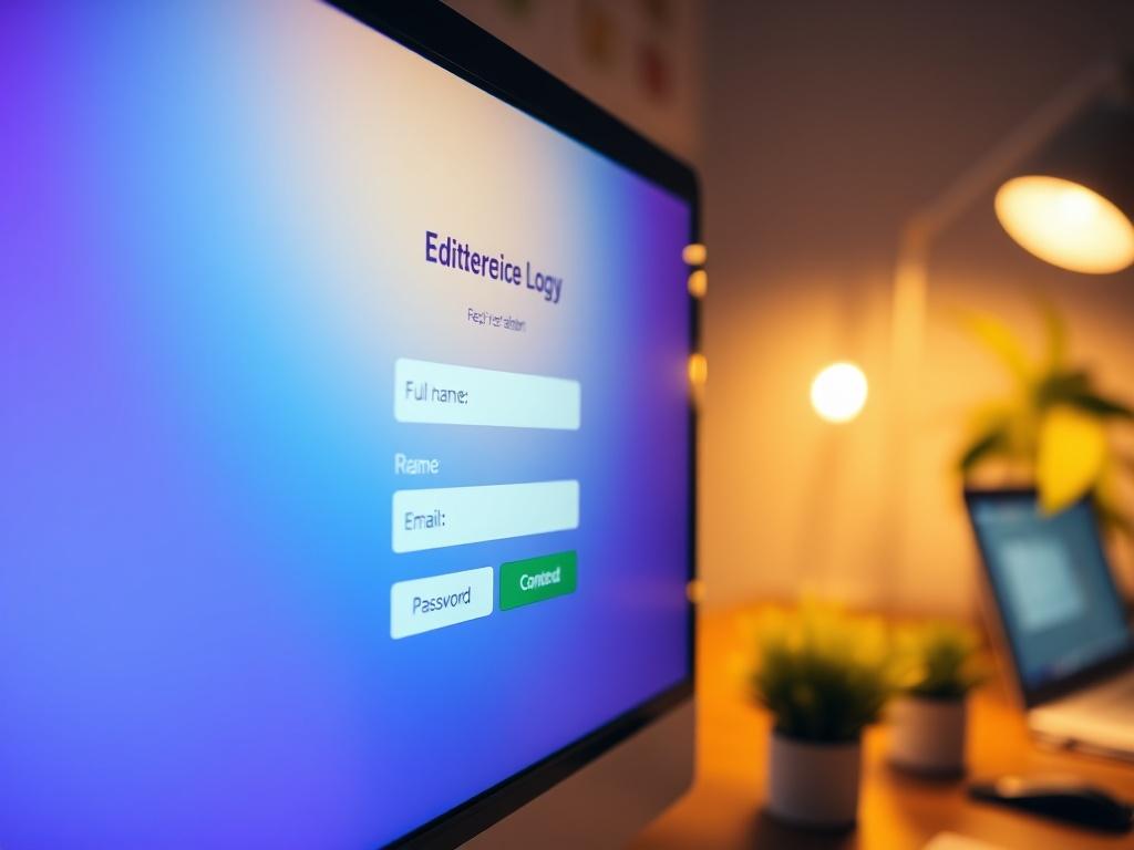 A close up shot of a computer screen displaying a