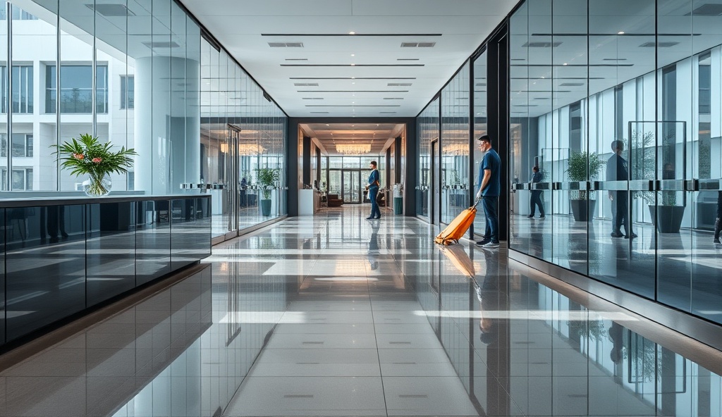 Professional commercial office lobby