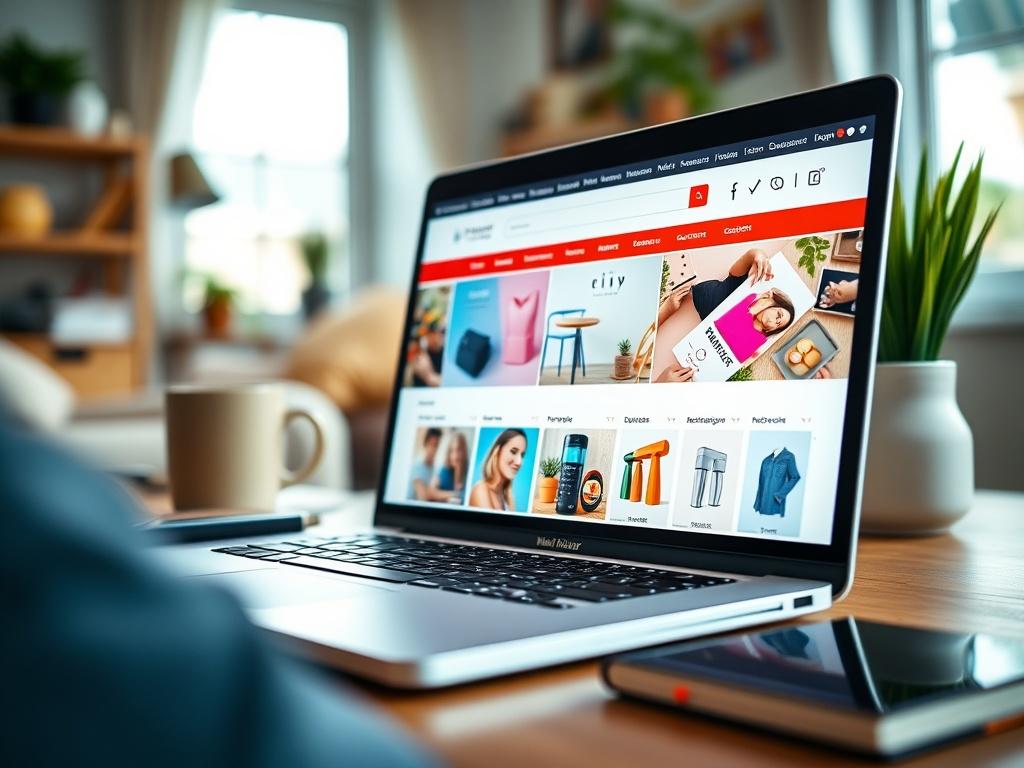 A close up shot of a laptop displaying an e