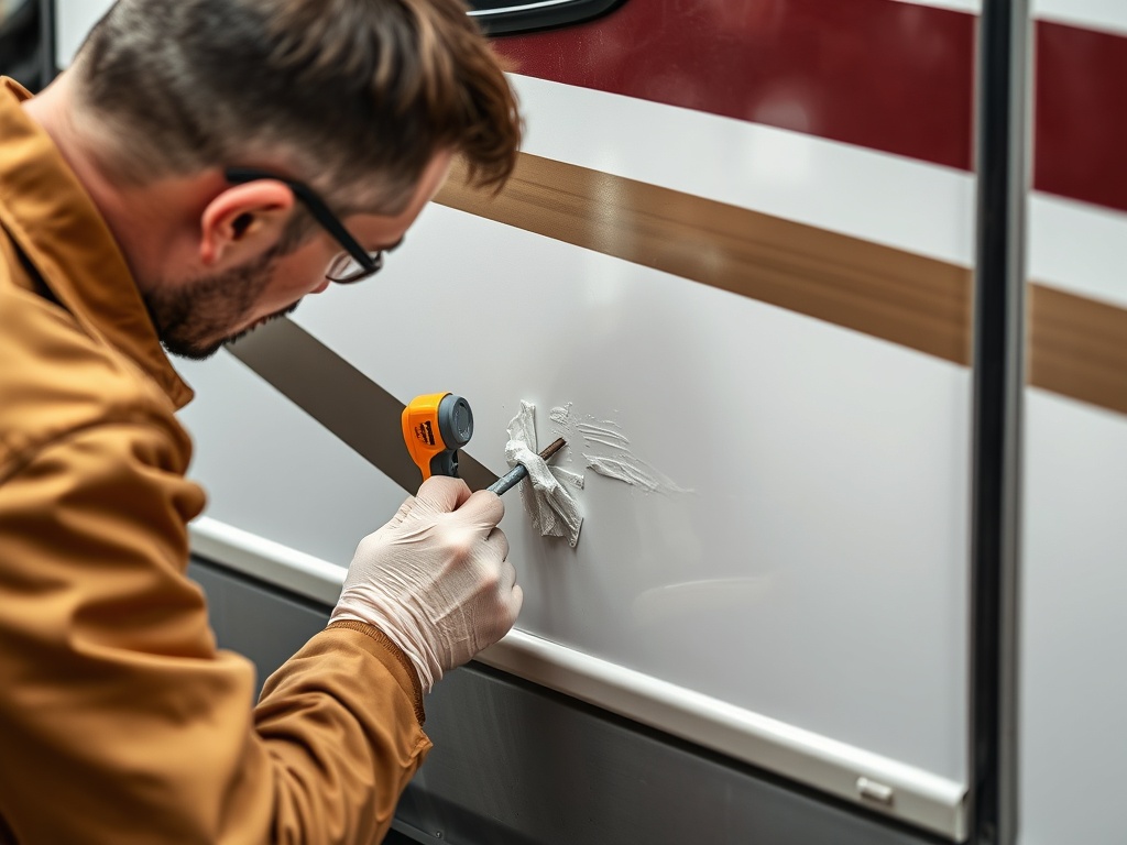 RV body work and paint repair