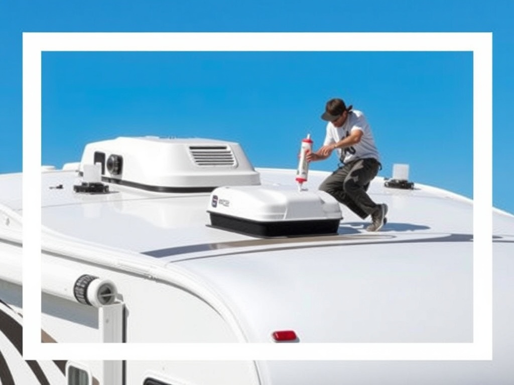 Professional RV roof repair and sealing