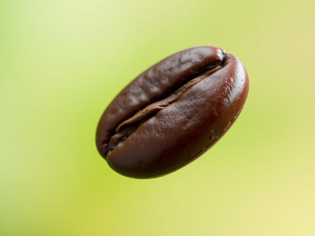 A hyper realistic, close up image of a single glossy