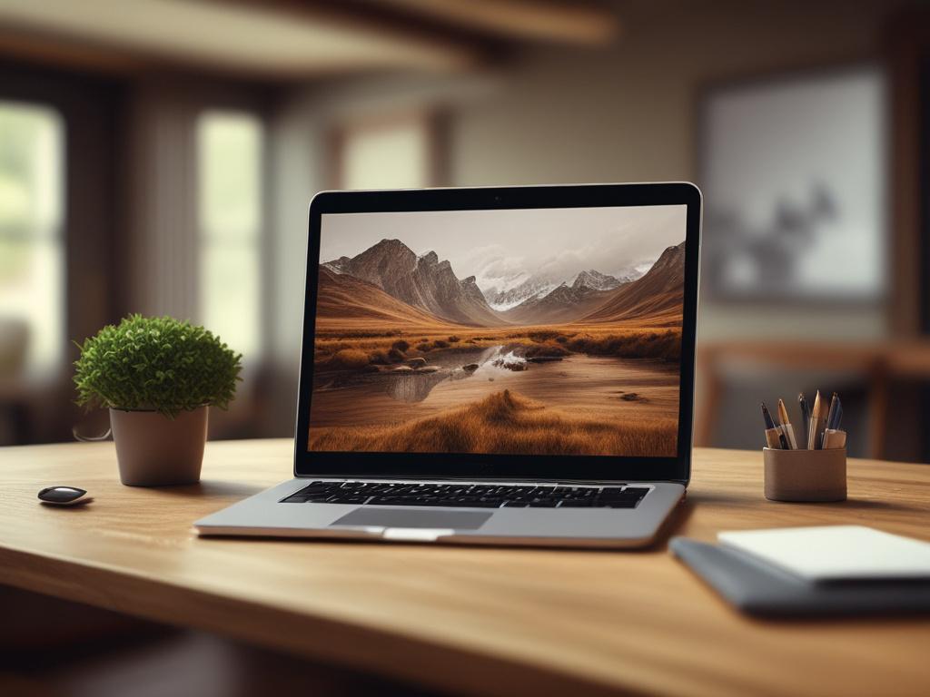 A professional setting with an expert speaker addressing a virtual
