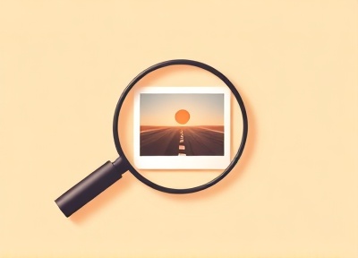 Photo analysis illustration