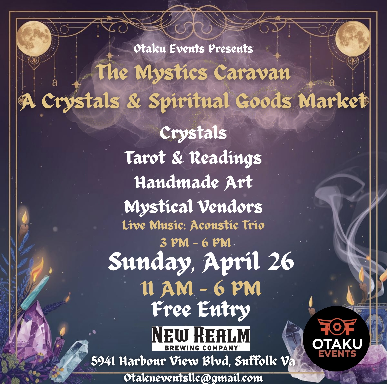 The Mystics Caravan - A crystals and spiritual goods market