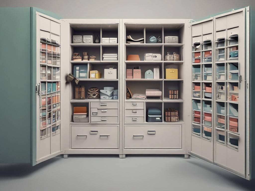 digital locker, organized shopping, modern convenience, secure storage