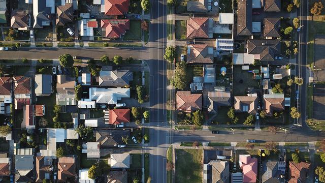 A birds-eye view of a neighborhood. When conducting home repairs in Roy, UT, it&#x27;s essential to hire professionals. Anything else opens you up to disaster.