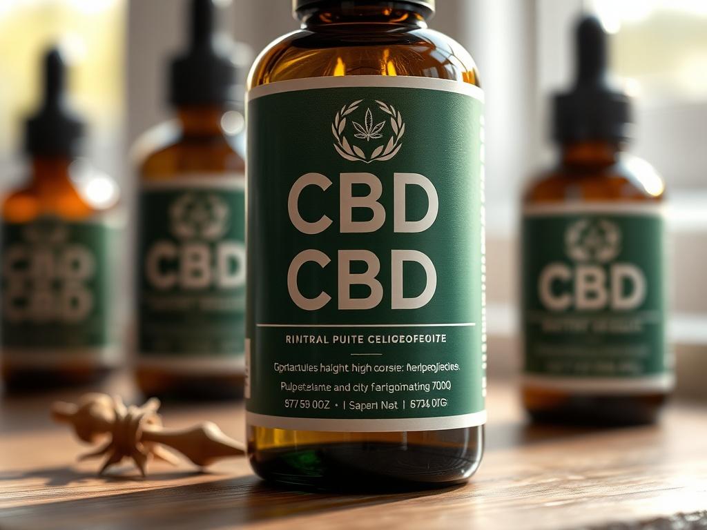 A close up shot of a bottle of high quality