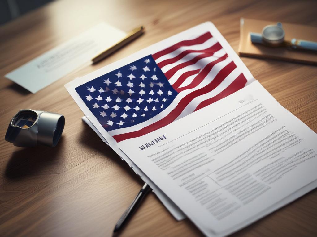 A close up shot of a federal resume document on