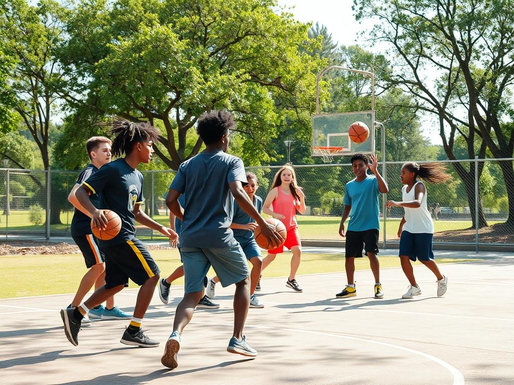 A realistic high resolution of a diverse group of young