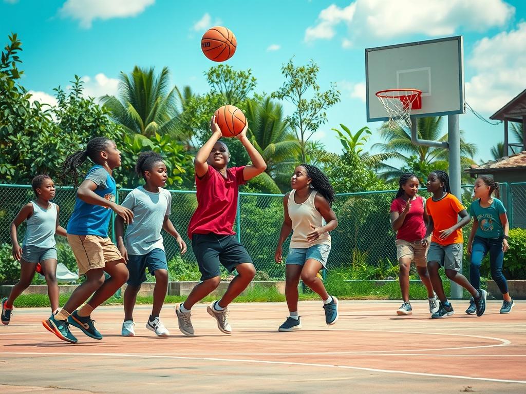 A realistic high resolution of a diverse group of young