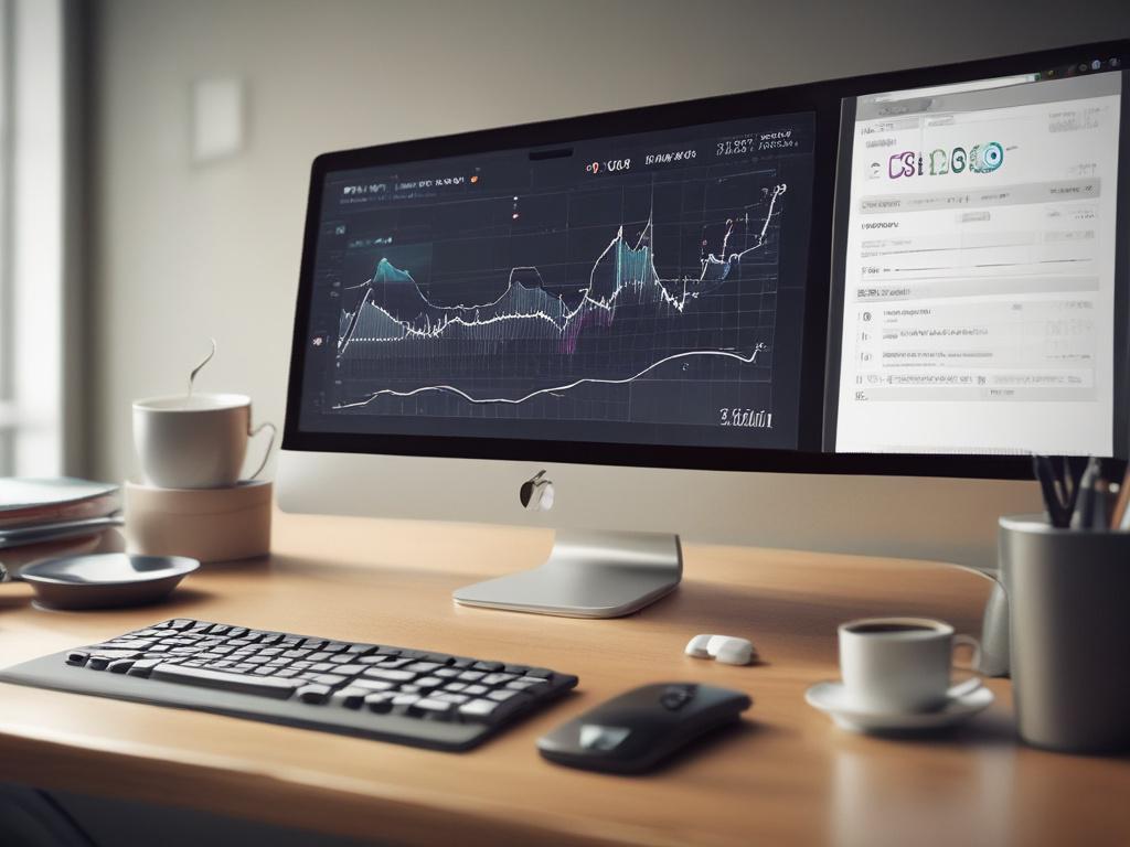a close up shot of a computer screen displaying SEO