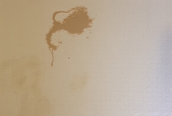 Carpet before steam cleaning