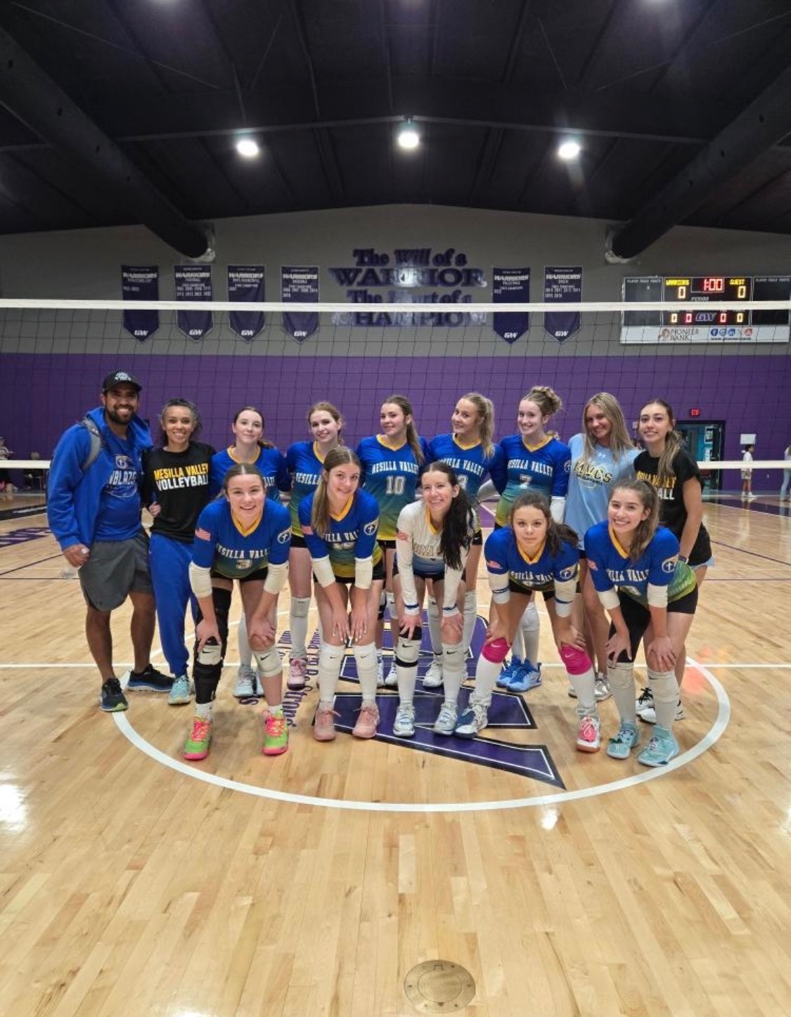 Lady SonBlazers volleyball team at Gateway Christian tournament