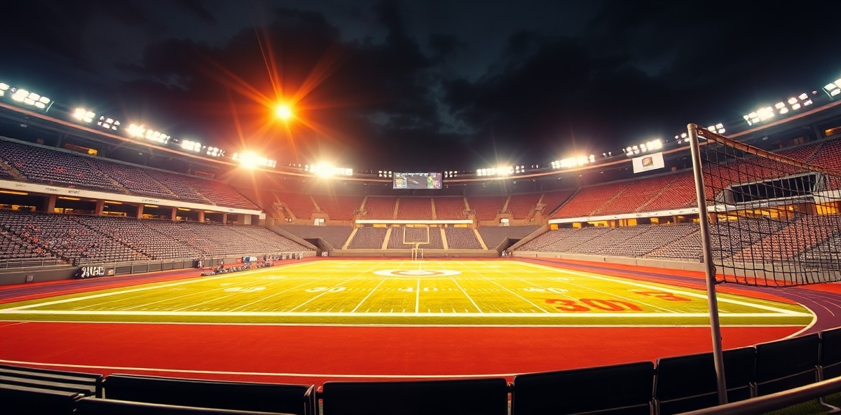 Stadium lights and athletics