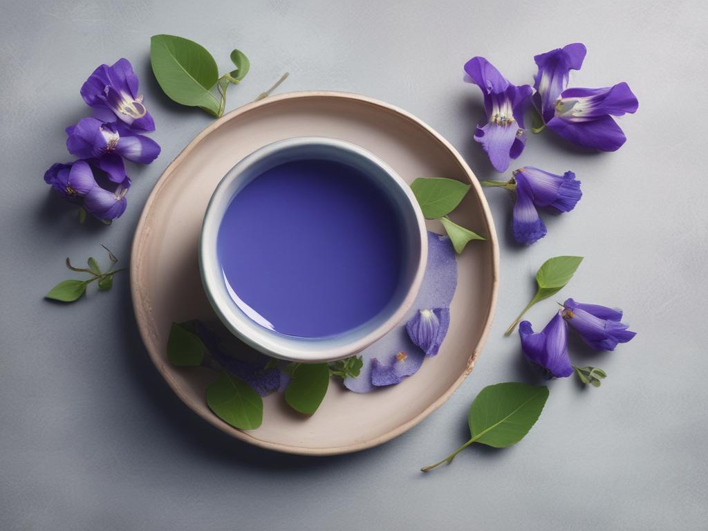 Butterfly Pea Tea, blue tea, herbal tea, butterfly pea flower, Thailand