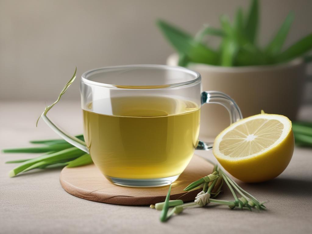 Lemongrass Herbal Tea, fresh lemongrass, herbal infusion, natural ingredients, refreshing
