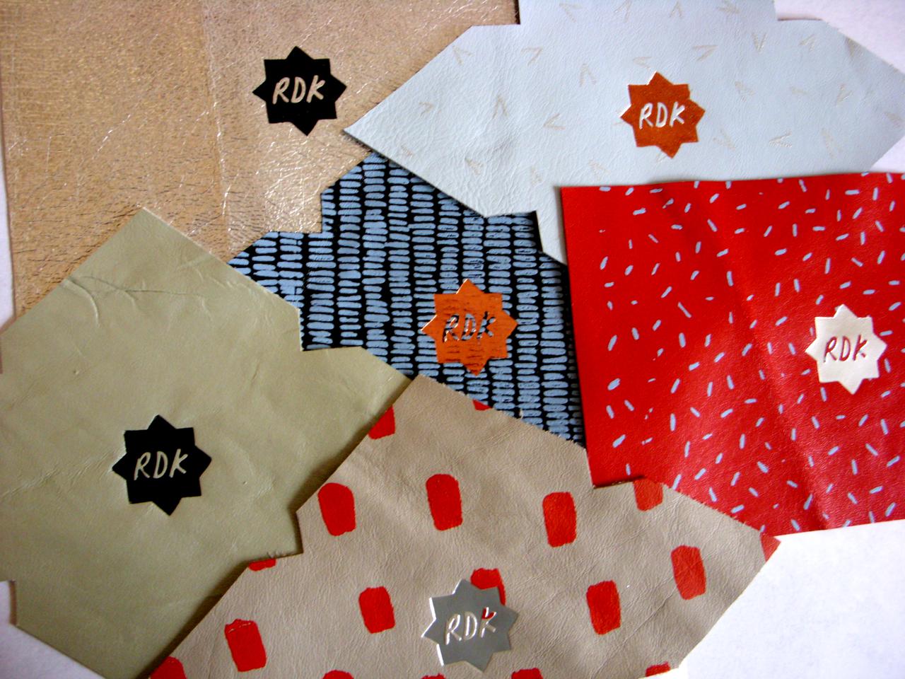 Foiled soft leather