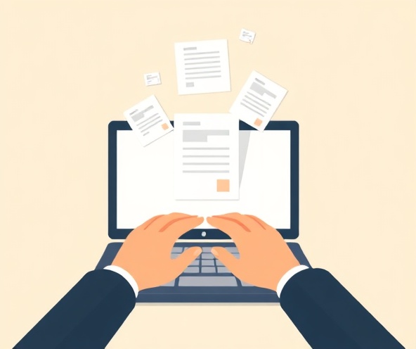 Person uploading documents