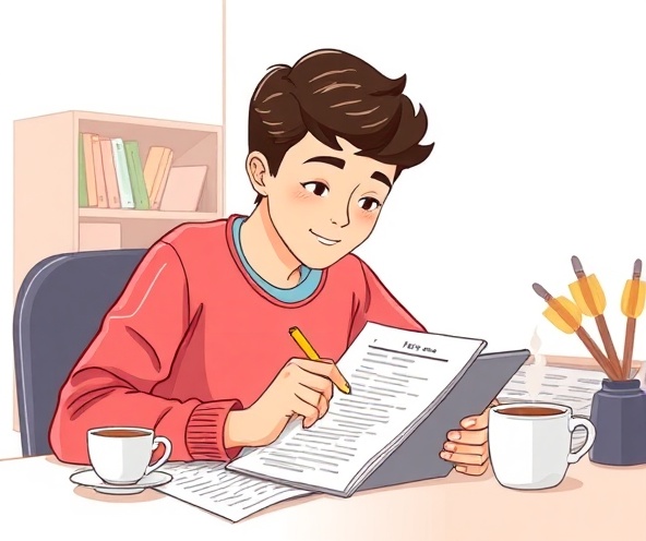 Person filling out form