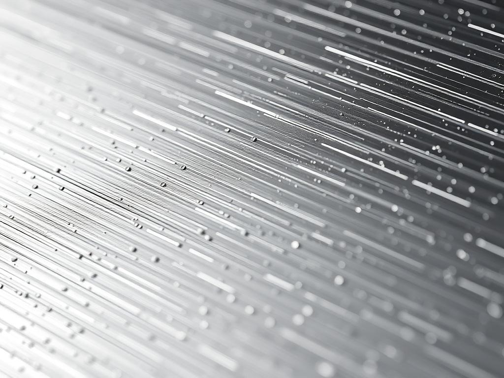 A close up shot of a nanostructured metal surface, highlighting