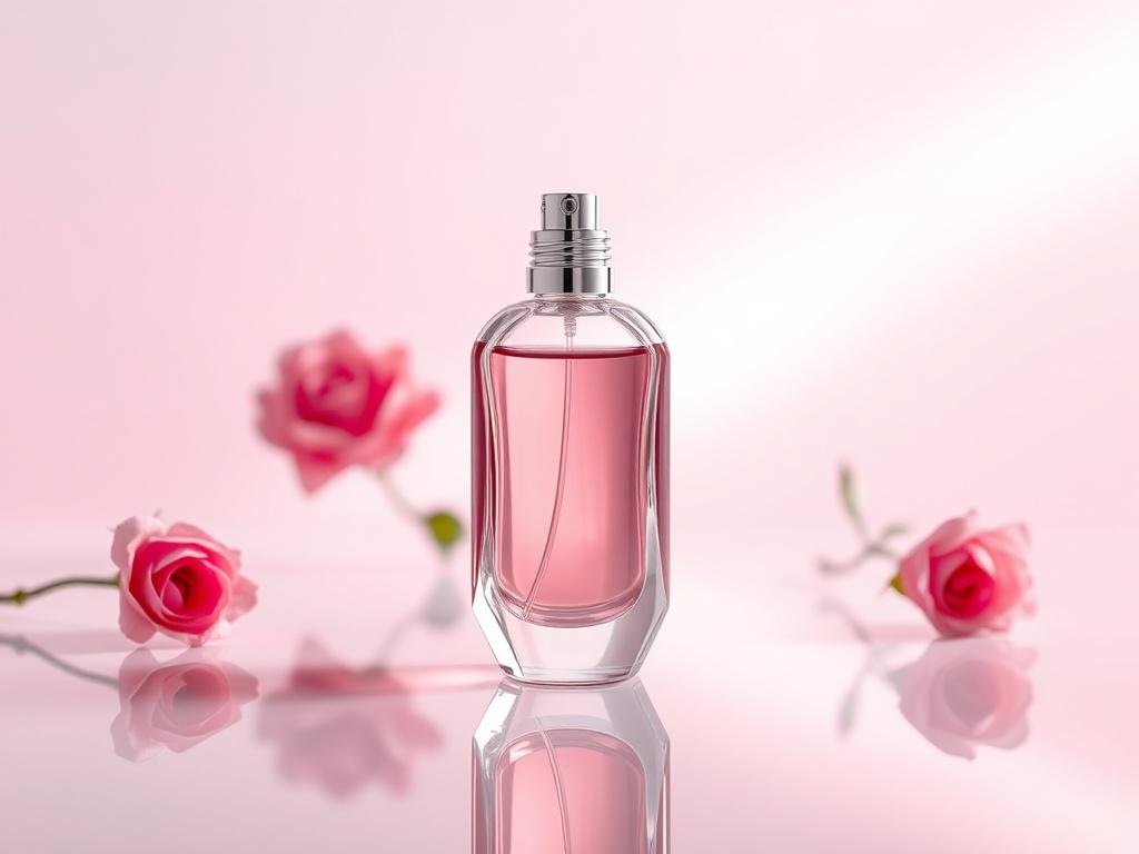 A high resolution image of a delicate Rose Oil Perfume