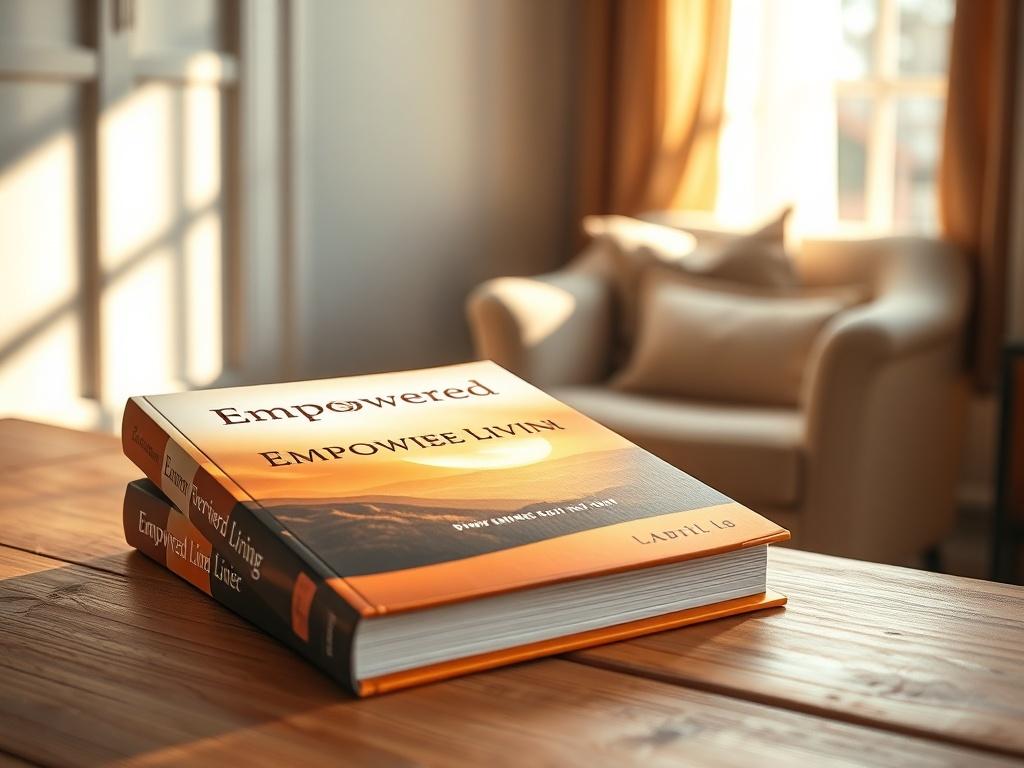 A realistic high resolution of a well designed book titled