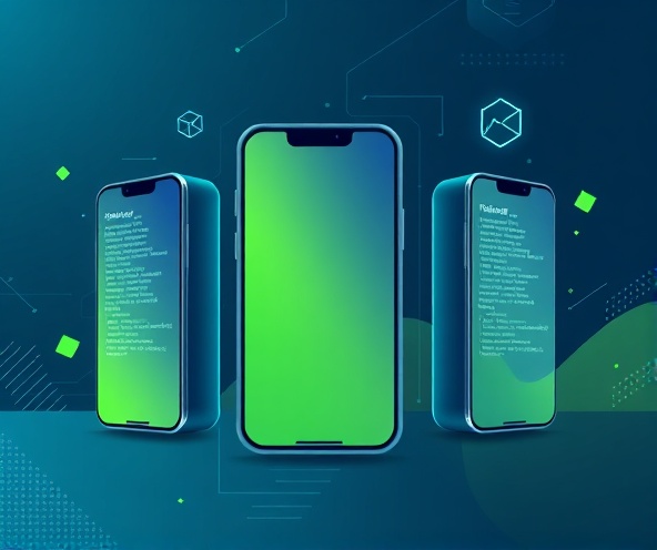 Android app development illustration