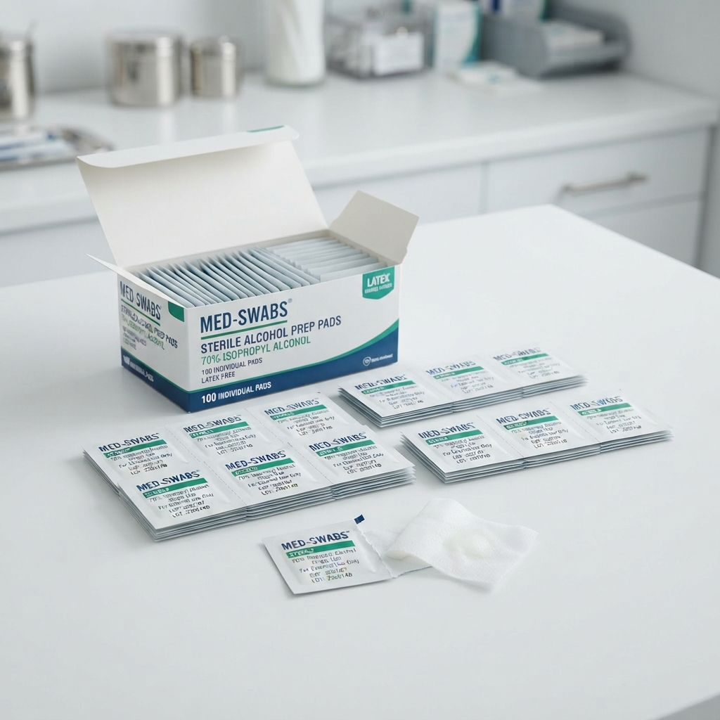 Tampons d'alcool médicaux