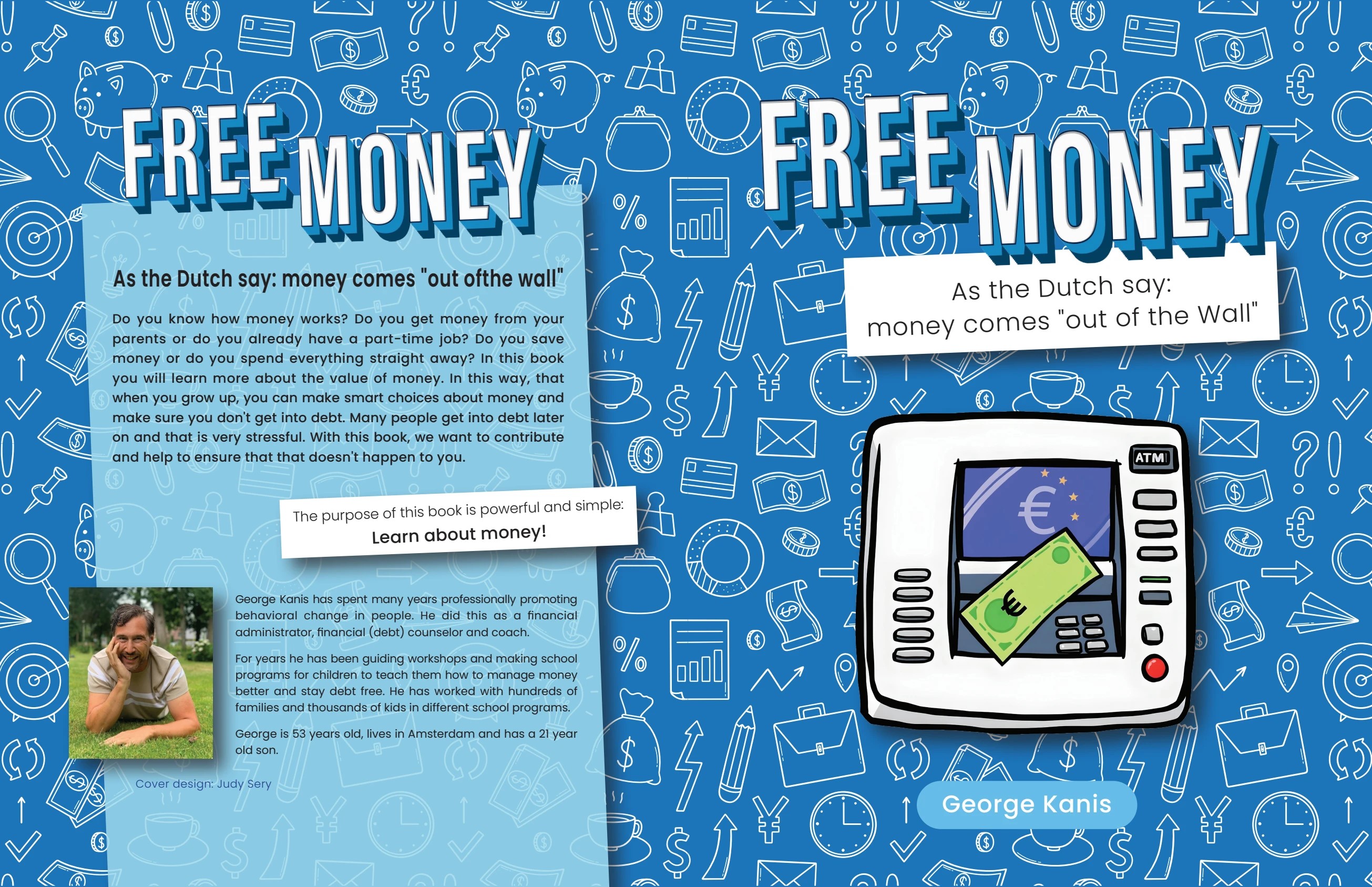 Students learning about money