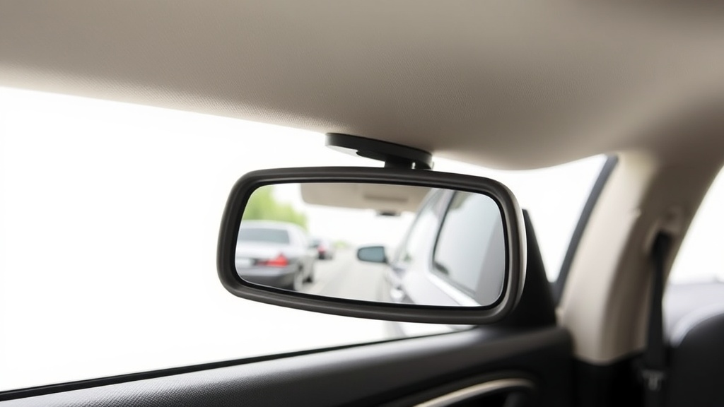 Safety View Passenger Door Mirror Device