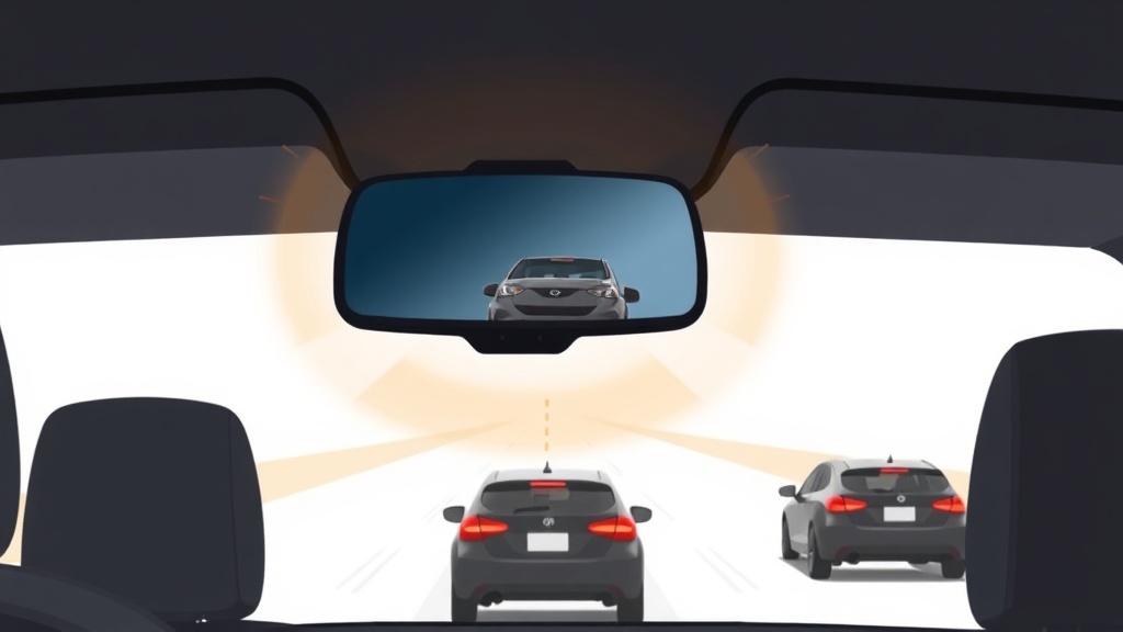 Safety View Passenger Door Mirror Device showing traffic visibility
