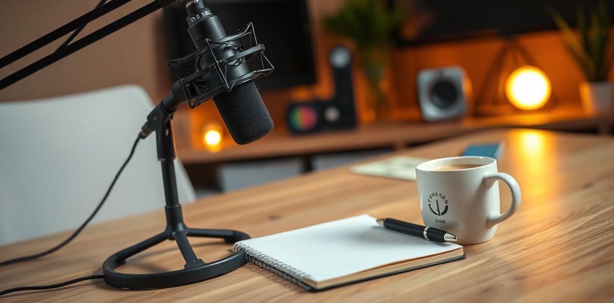 Blog and podcast workspace