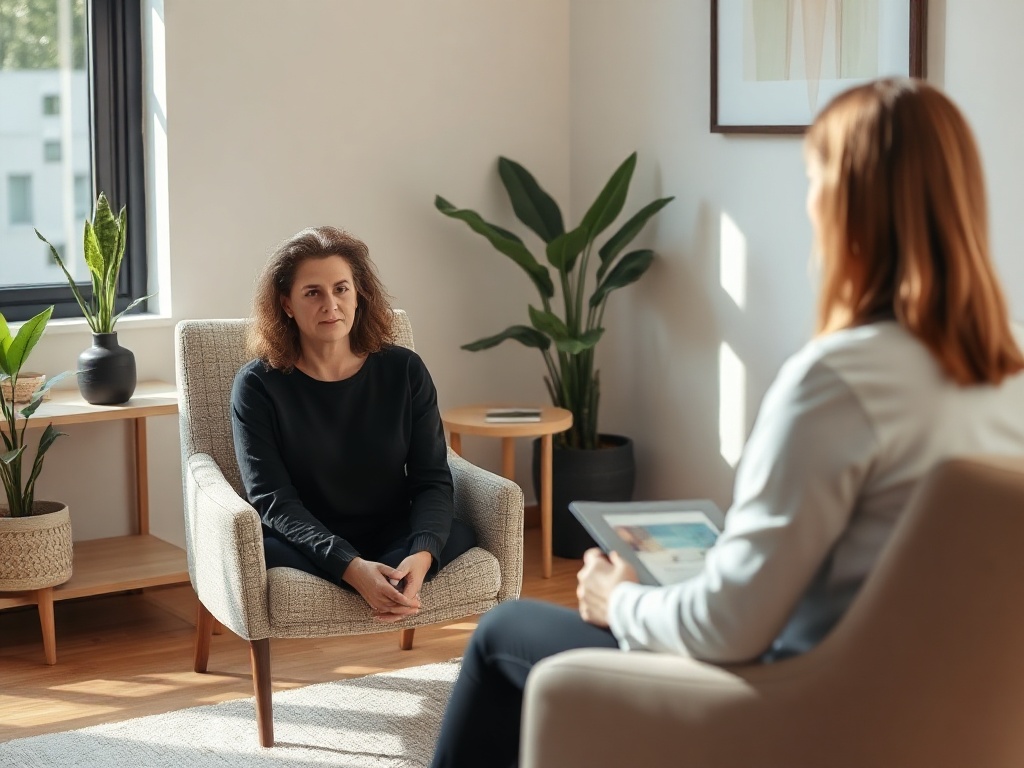 Empowered person in professional conversation
