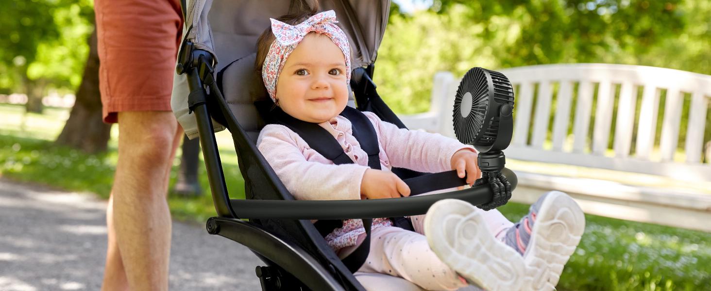 amazon.com gaiatop mini portable stroller fan, battery operated small.jpg