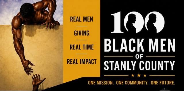 100 Black Men of Stanly County Banner