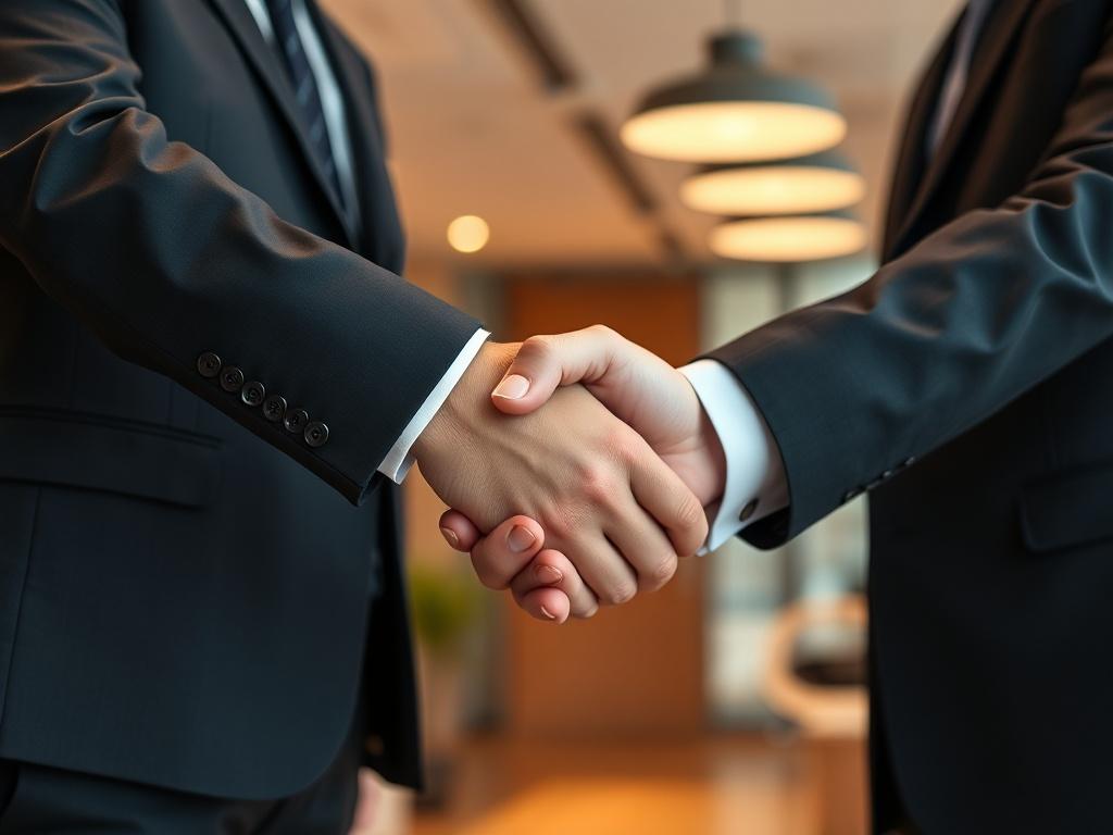 A professional image of a person in a business setting,