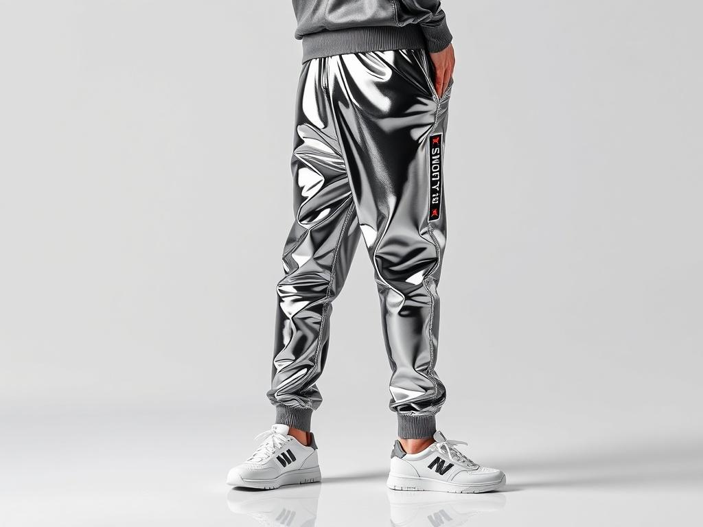 A high resolution of urban chic joggers displayed against a
