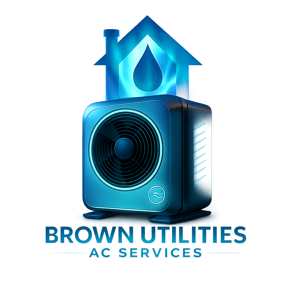 Brown Utilities: AC Services Logo