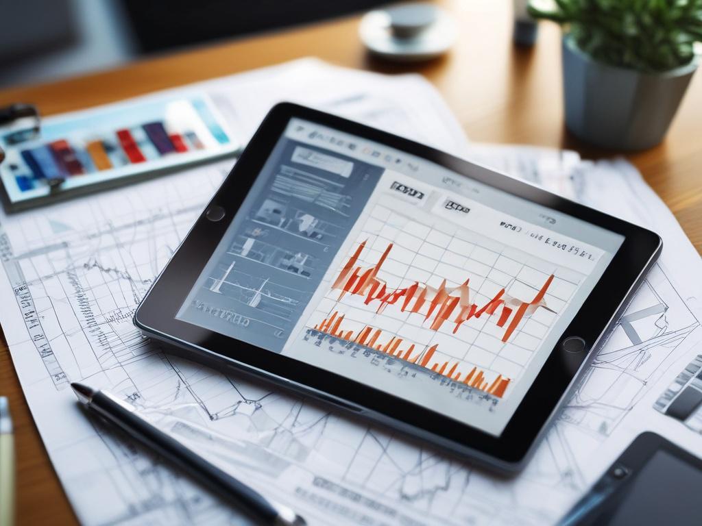 A high resolution close up shot of a digital tablet