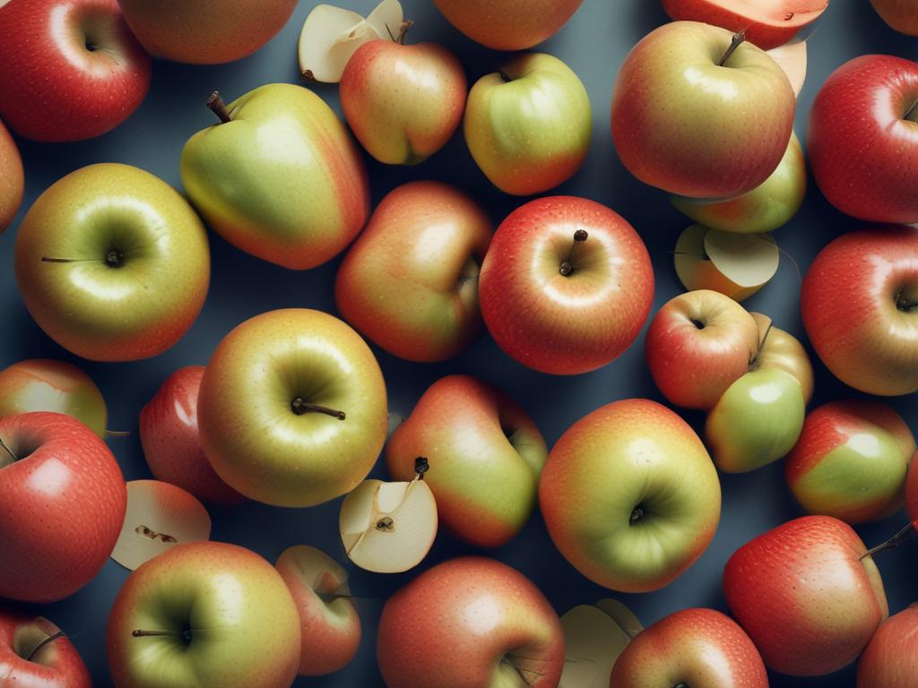 crisp apples, fresh fruit, healthy snack, juicy