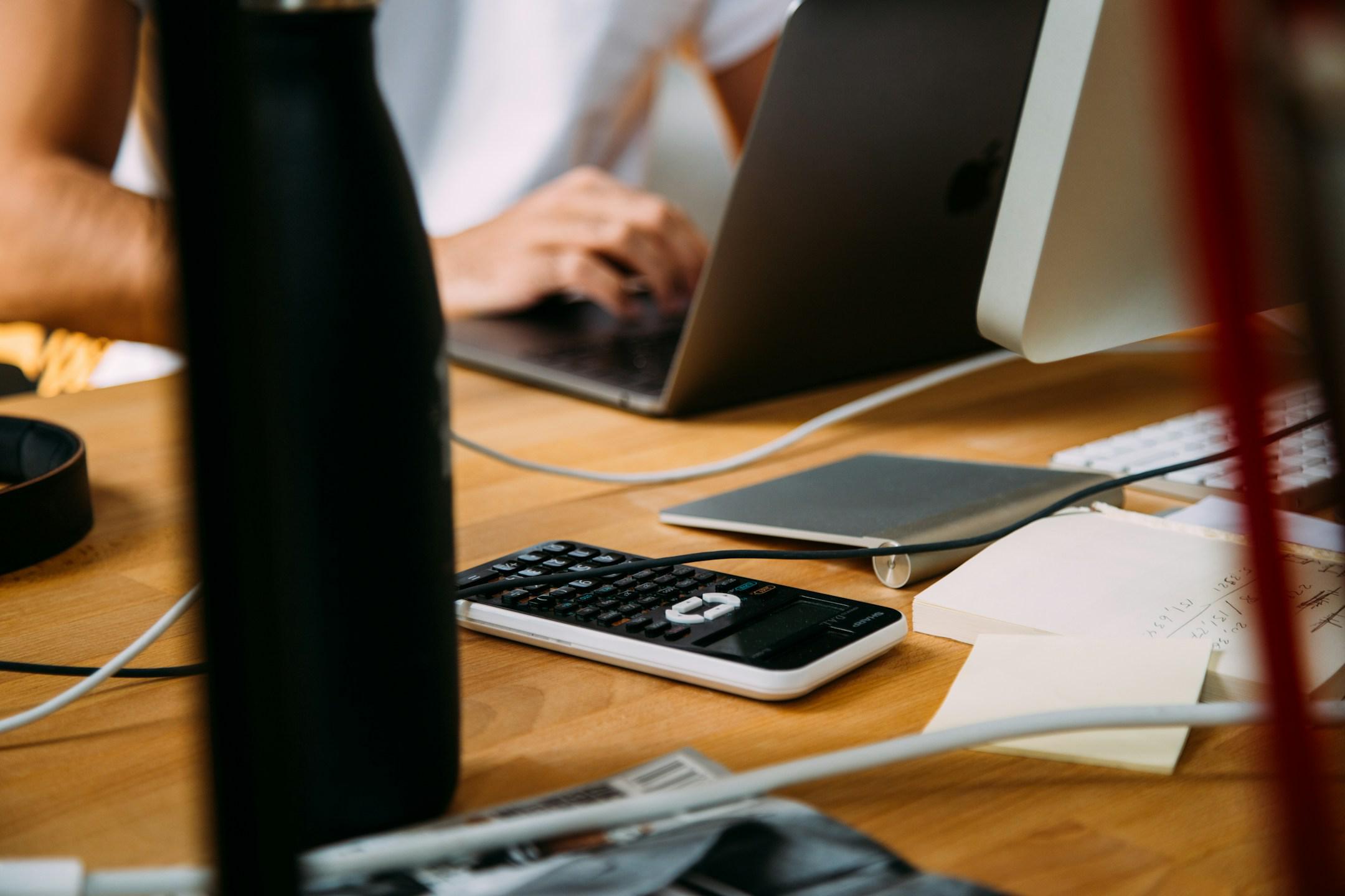 Accountant’s desk