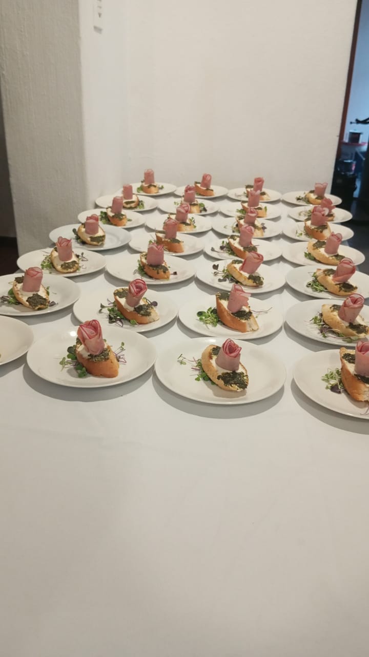 Professional catering appetizers
