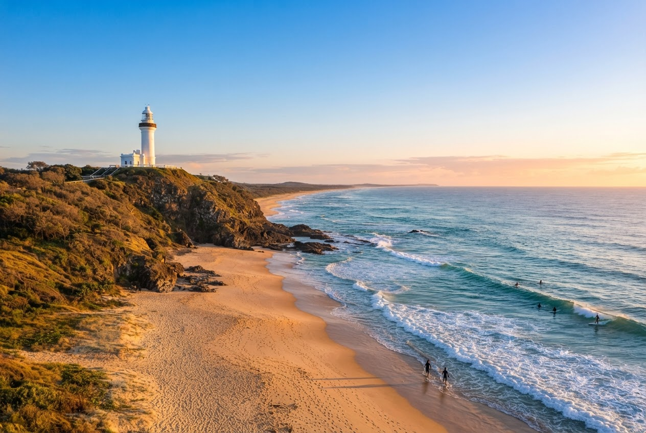 Beautiful Byron Bay scenery