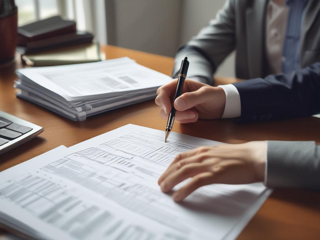 A close up shot of a financial planner passionately discussing
