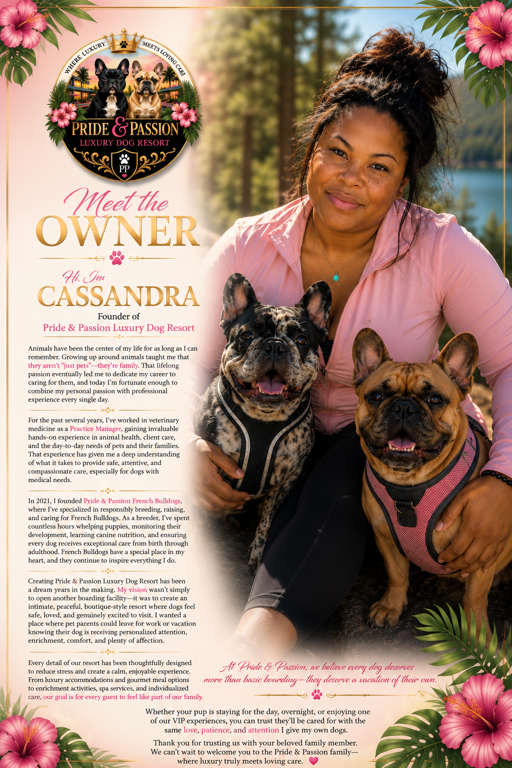 Meet the owner of Pride and Passion dog businesses
